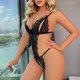 thumbnail image 4 of Zhuge Conjunto Lencería Sexy para San Valentín - Ropa Interior Erótica Mujer Talla L Negro, 4 of 5