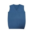 thumbnail image 6 of Husipze Sleeveless Sweater Vest for Girl Knit School Uniform Pullover Lightweight Breathable Preppy Layering Top Navy 5-6 Years, 6 of 9