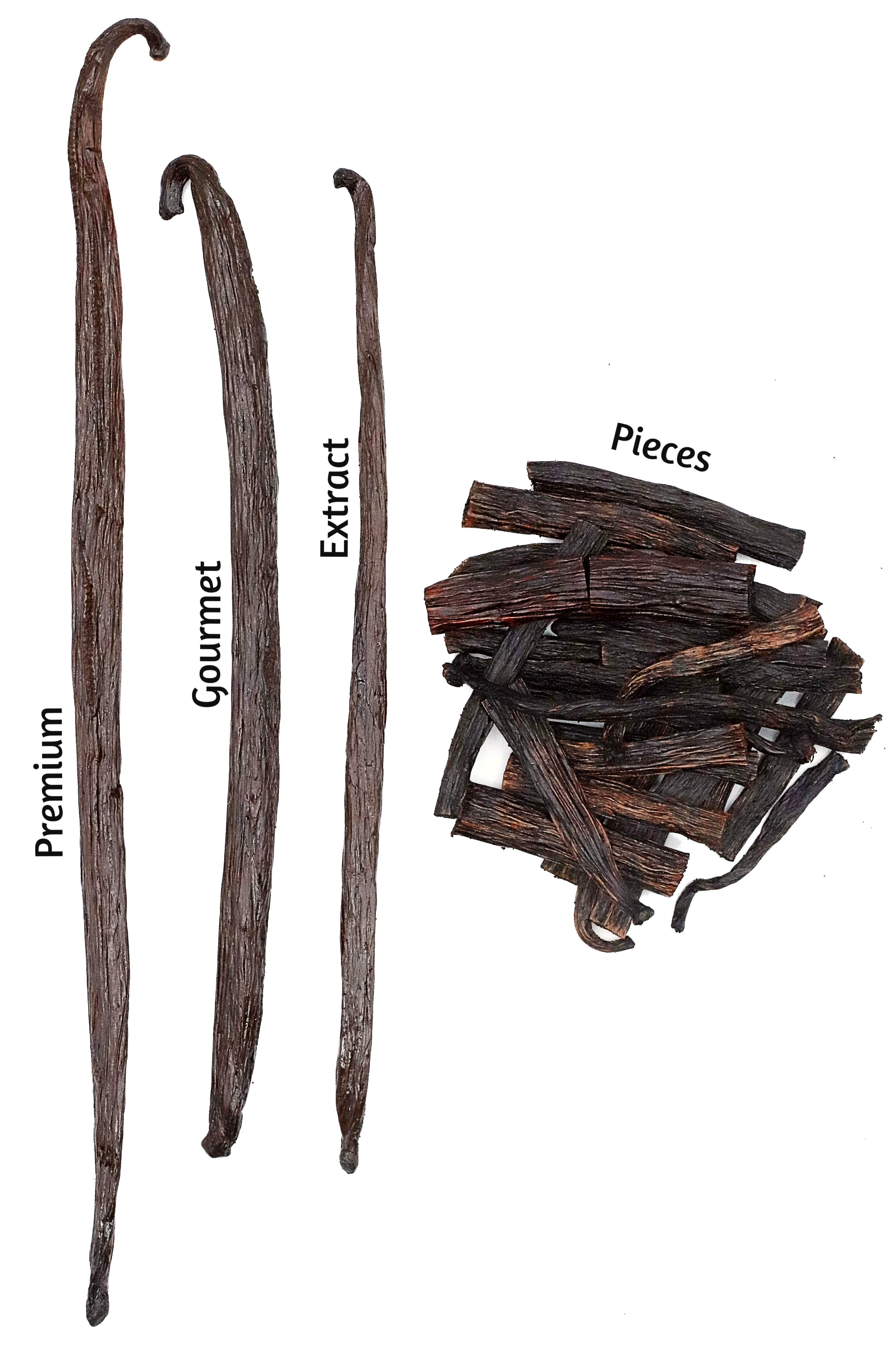 10 Extract Grade Mexican Vanilla Beans - Voladores Vanilla