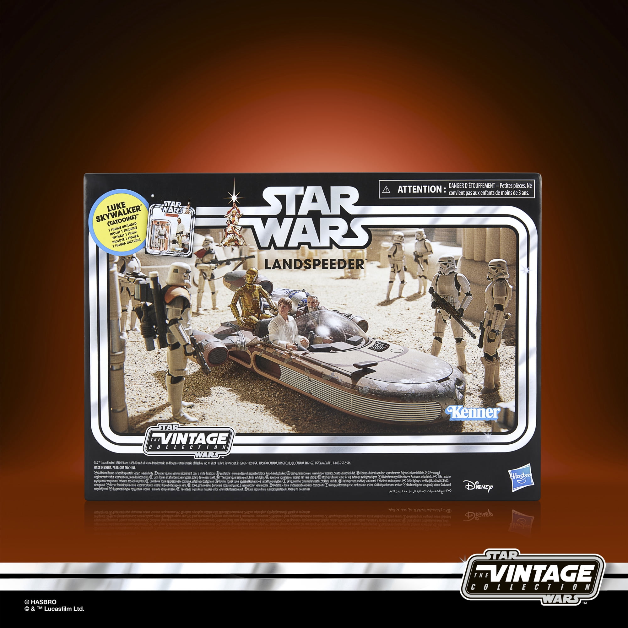 Star Wars The Vintage Collection Star Wars: A New Hope Landspeeder Vehicle with Figure (3.75”)