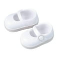 thumbnail image 2 of Almencla Doll Shoes Costume Accessories Dollhouse for Ob11 Action Figure Body 1/12 Dolls Dress up Silicone Miniature Shoes Tiny Shoes White, 2 of 8