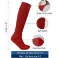 thumbnail image 5 of 1Pair Slouch Socks Women Knit Knee High Boot Long Sock Cotton Tube Scrunch Sock for Women, 5 of 7