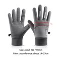 thumbnail image 1 of Guantes de invierno Esquí Impermeable Hombres Ciclismo Guante para correr Conducir Gris Sywqhk Accesorios para bicicletas, 1 of 3