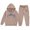 Khaki, variant on DGMIOCS Girls Clothes Toddler Sweatshirts 2 Piece Top & Pants Kids Long Sleeve Fall Pullover and Joggers School Outfits Sets Light Blue 110