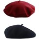 thumbnail image 1 of Boinas clásicas Gorro de lana para mujer Gorro francés Gorro para mujer Gorro de boina vasca Gorro de 2 piezas, 1 of 1