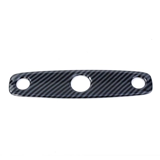 Accesorios interiores Embellecedor de la cubierta de la luz de lectura superior para el Model 3 2024 ABS Fibra de carbono