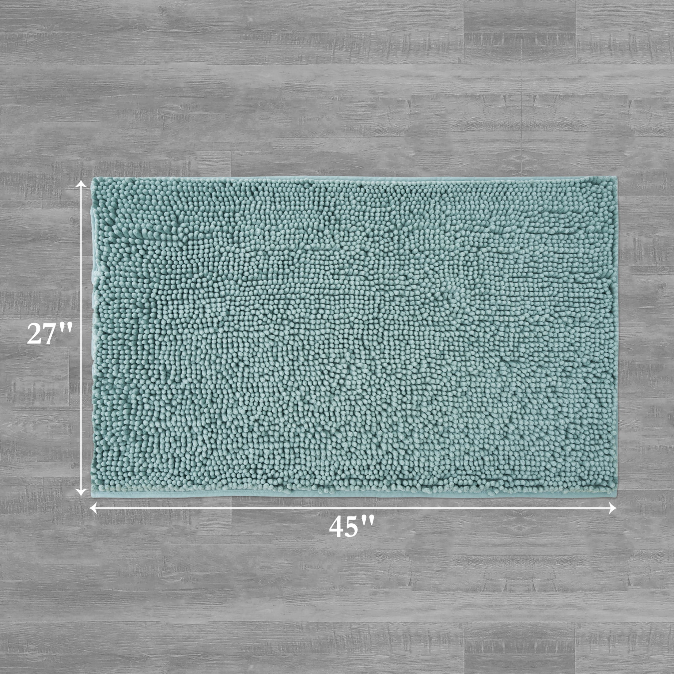 Resort Collection Chenille Plush Loop Bath Mats