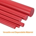 thumbnail image 4 of Uxcell Plastic Rods ABS Styrene Round Stick Round Solid Bar DIY Model for DIY Toys Building Making Architectural Model Making Red 1" x 12", 4 of 7