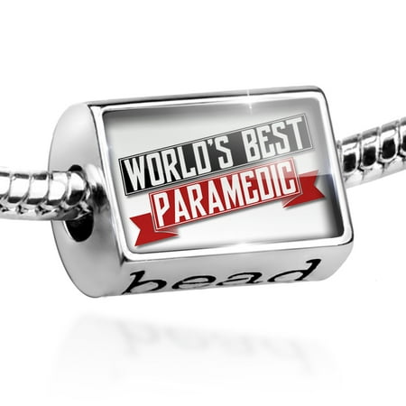 Bead Worlds Best Paramedic Charm Fits All European (Best Paramedics In The World)