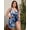 Blue Floral, variant on L-5XL Women Swimdress Plus Size Swimwear Women Tankini 2026 Leopard Print Sexy One Piece Swimsuit Bikini Beachwear Bathing Suit Monokini