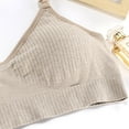 thumbnail image 4 of Women‘s Bra Wireless Maternity Seamless Front Buckle Breastfeeding Bra With Pads, 4 of 5
