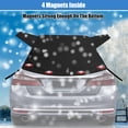 thumbnail image 5 of IC ICLOVER Car Rear Windshield Snow Cover, Enhanced 600D Oxford All-Weather Window Frost Cover Car Shade Ice Removal Winter Summer Universal Fit for Most Cars Trucks Vans and SUVs, 5 of 9