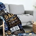 thumbnail image 4 of DAJU Fathers Day Blanket Gifts for Dad Dad Gifts Blankets Dad Birthday Gift Birthday Gifts for Dad Dad Gifts from Daughter/Son Best Dad Ever Gifts Dad Gifts for Fathers Day(60*80inch), 4 of 7