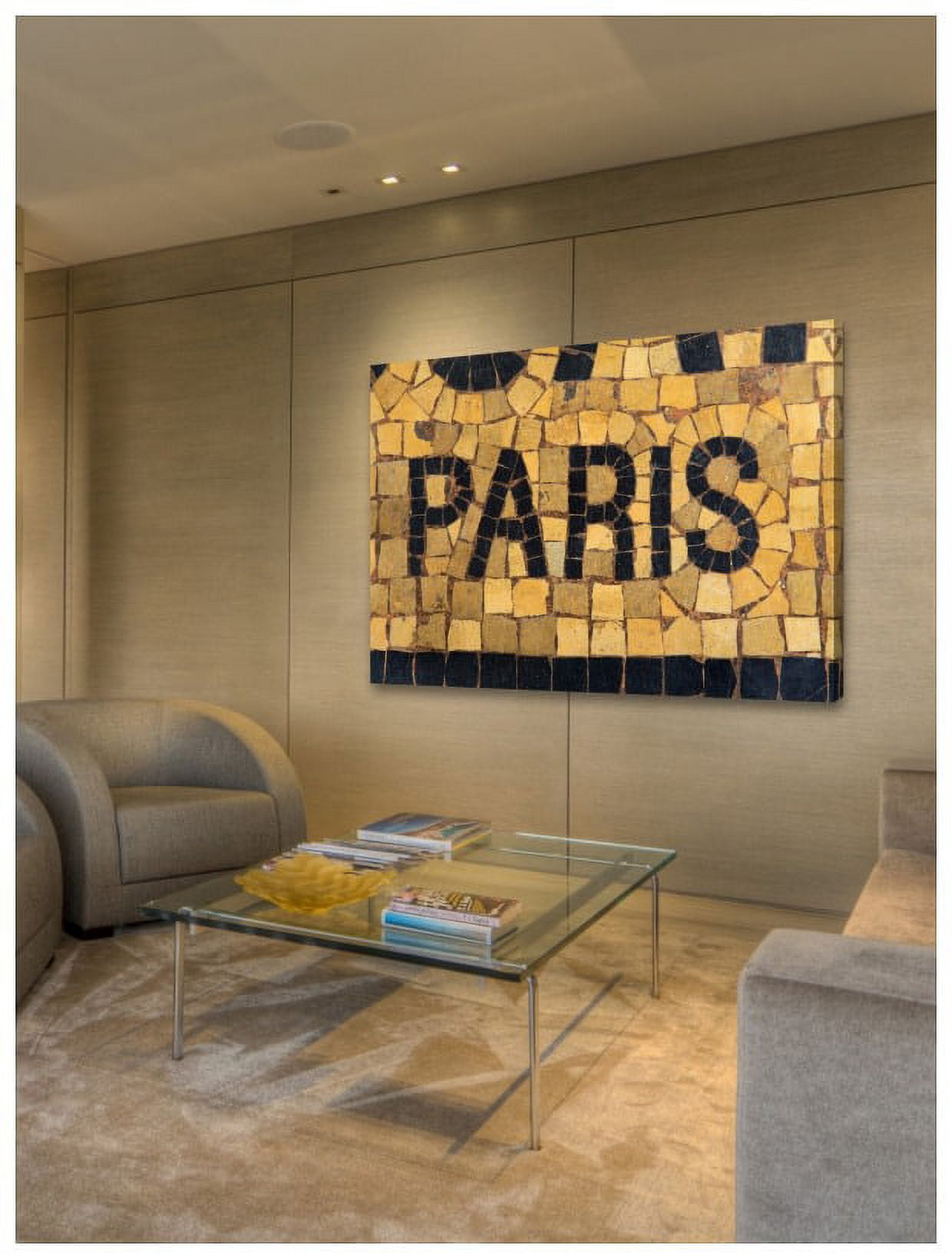 "Paris Mosaic" Painting Print on Wrapped Canvas