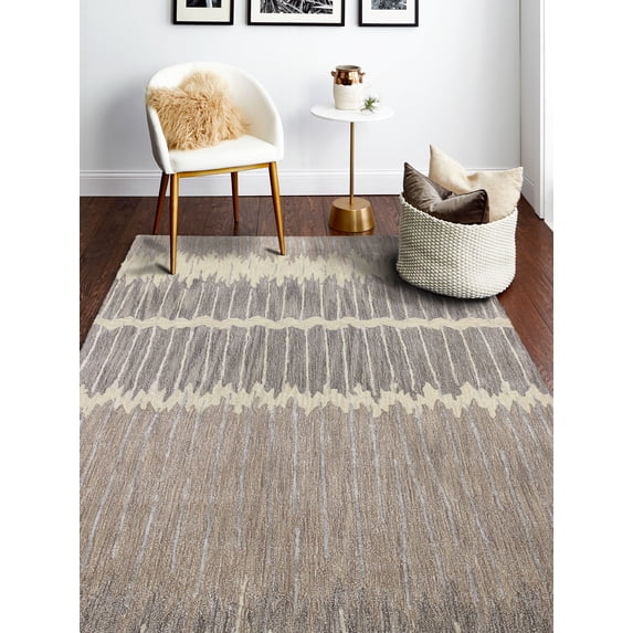 Bashian Milo Contemporary Striped Area Rug