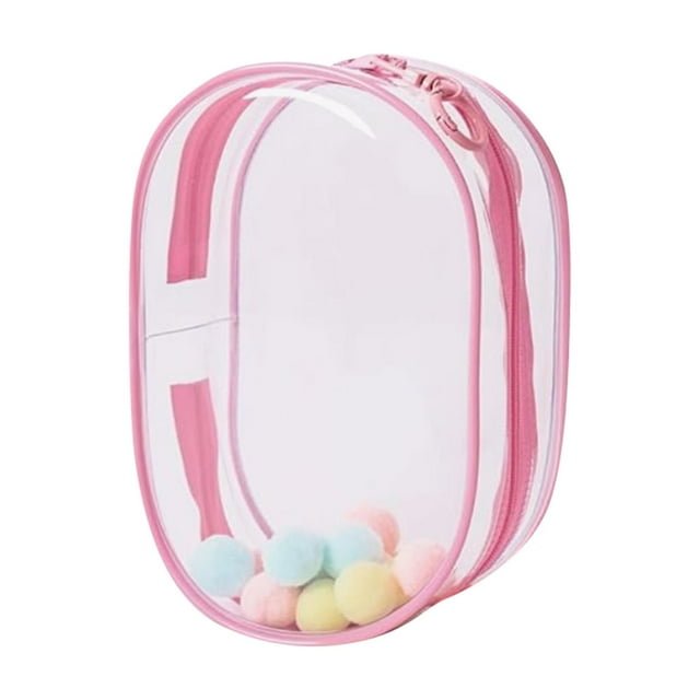 Mini Figure Storage PVC Clear Doll Display Bag Carrying Mini Doll Storage Bag For 11/17cm Figure Doll With