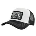thumbnail image 1 of AWZXDE Unisex Adjustable Outdoor Mesh Snapback Trucker Hat For Men With Color Block Flag Design Baseball Cap BK2, 1 of 2