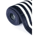 thumbnail image 4 of Sabrina Soto Outdoor Collection Area Rug - Prescott (2' x 6' 1" Runner Navy Blue/Ivory), 4 of 9
