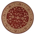 thumbnail image 2 of Rugsotic Carpets Hand Tufted Wool Eco-Friendly Area Rugs - 10'x10', Round, Red Gold, Modern Contemporary Design, High Pile Handmade Anti Skid Rugs for Living Room, Bed Room (K00531), 2 of 5