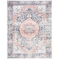 thumbnail image 2 of SAFAVIEH Saffron Ethelinda Floral Bordered Area Rug, Navy/Ivory, 8' x 10', 2 of 7