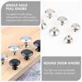 thumbnail image 3 of 20pcs Cabinet Round Knobs Single Hole Drawer Pull Furniture Door Knobs Without Screws, 3 of 6