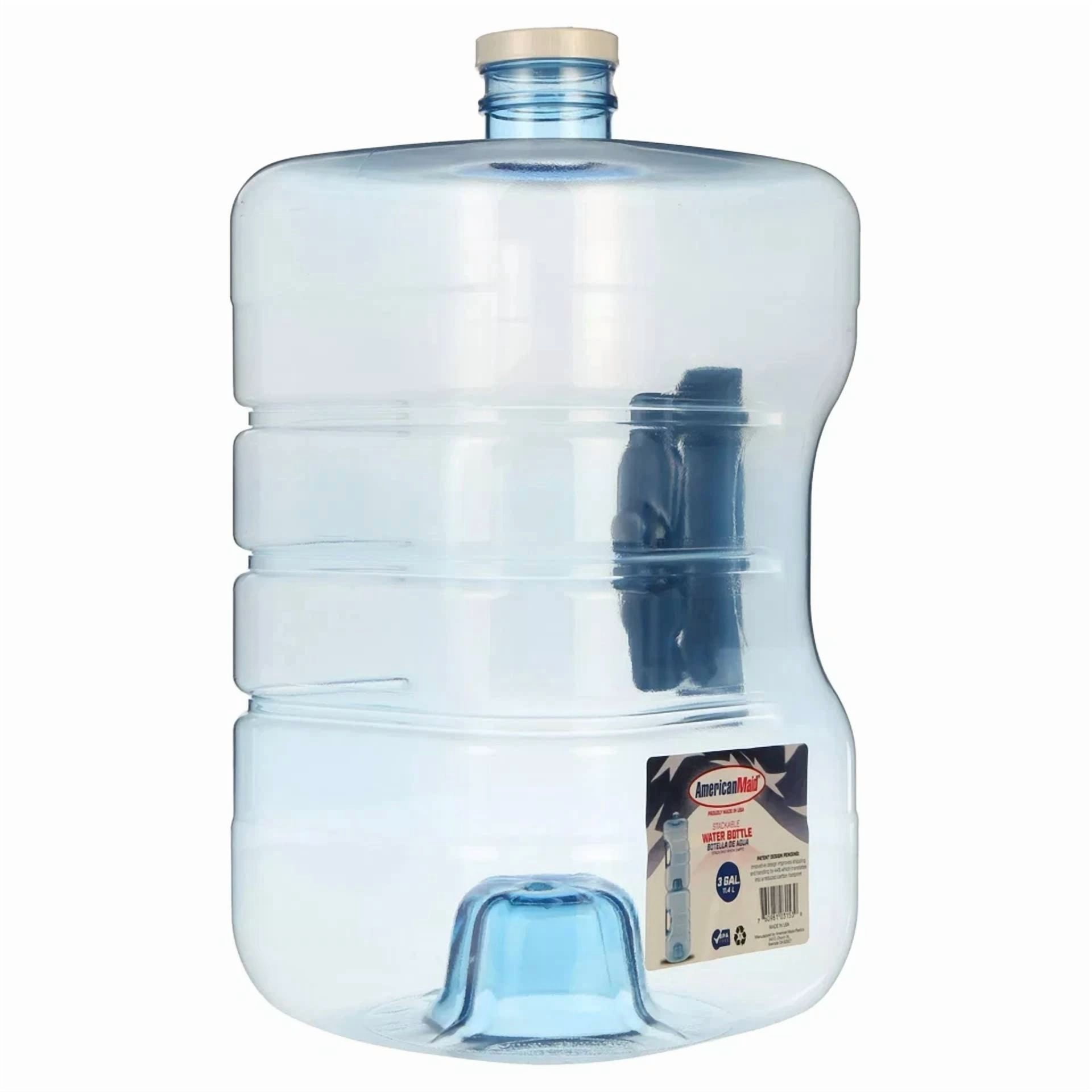 CIRCLE- Large Reusable 3 Gallon Water Bottle Jug Container Bpa Free Home Office Storage