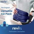 thumbnail image 2 of shiyou-Ice Pack for Injuries Reusable Gel for Lower Back, Cold Packs for Back Shoulder, Elbow, Hip, Leg, Wrap Around Entire Knee, Soft Cold Compress,16 × 9" Navy, 2 of 4