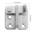 thumbnail image 2 of OULII 2 Pcs Loquet de Sécurité pour Porte Argent Acier Inoxydable Boucle Carrée pour Porte d'Armoire, 2 of 8