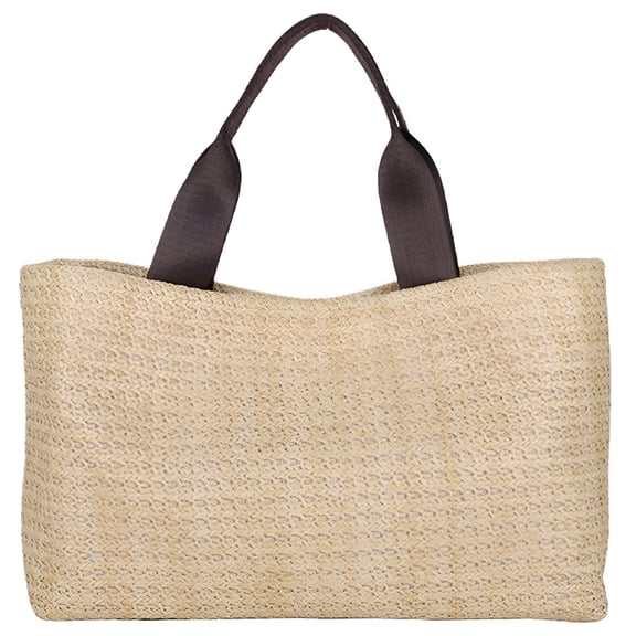 TELOLY Women Woven Tote Bag Summer Beach Bags Casual Fashion Woven Handbag for Shopping