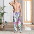 thumbnail image 6 of Lsque Eiffel Tower and Hearts Print Men's Pajama Pants, Lounge Pant - Comfortable Home Wear,Elastic Waistband, Stylish Design-X-Large, 6 of 9