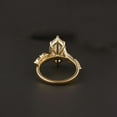 thumbnail image 2 of Cora Jewellery 2CT Marquise Moissanite Engagement Ring For Women, 10K Yellow Gold, 2 of 6