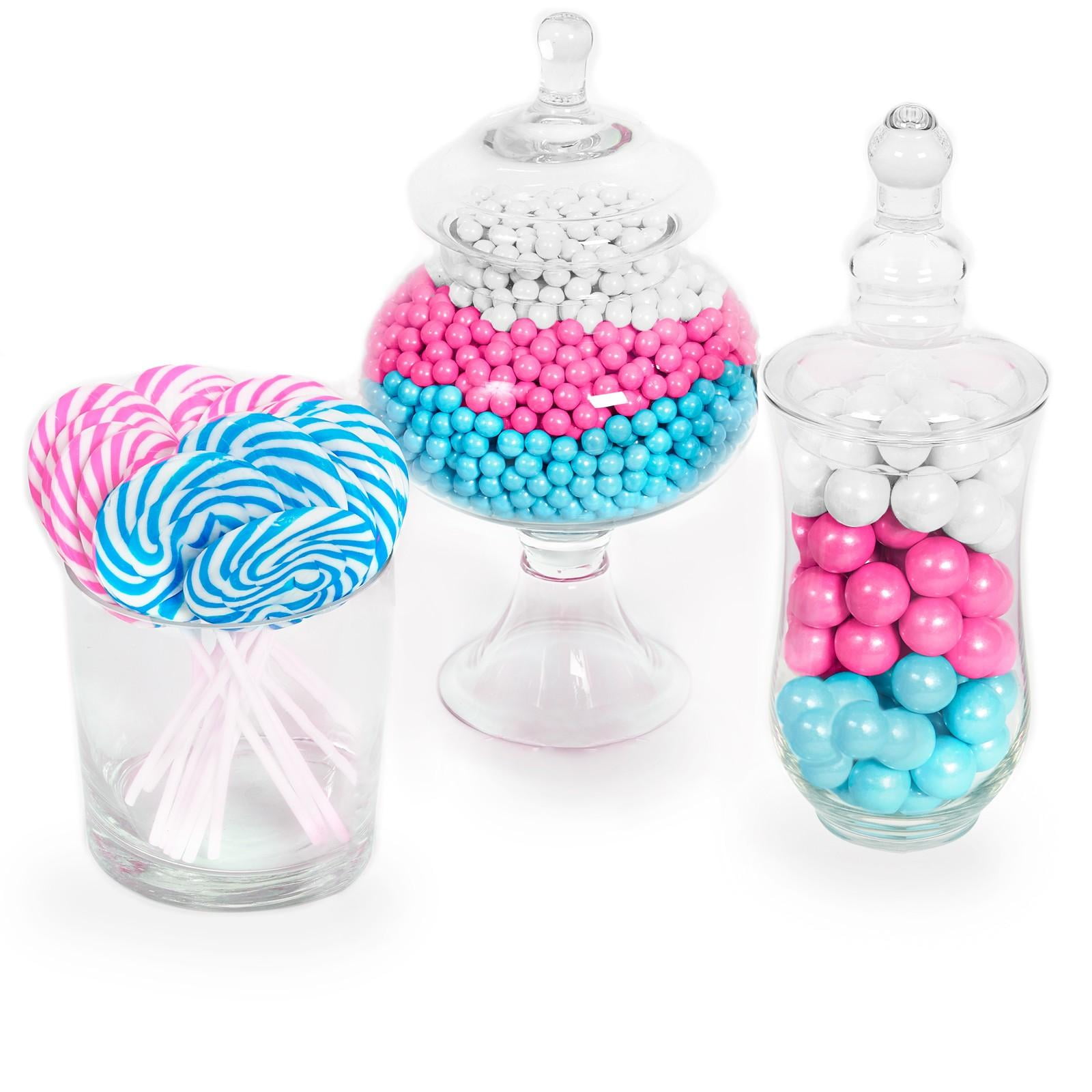 Gender Reveal Party Candy Kit Pink Blue White - Walmart.com - Walmart.com