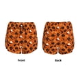 thumbnail image 5 of Lsque Retro Halloween Printed Women's Running Shorts with Liner Pockets,Elastic Quick Dry Workout Athletic Gym Yoga Shorts,Womens High Waist Shorts-XX-Large, 5 of 9