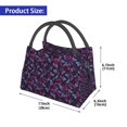 thumbnail image 2 of Gaeub Purple Butterfly Collapsible Cooler Bag Insulated,Leakproof Food Bag for Hot or Cold Food Delivery,Travel Insulated Bag, or Beach Cooler Bags, 2 of 6