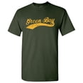 thumbnail image 6 of Green Bay City Baseball Script Basic Cotton T-Shirt - X-Large - Forest, 6 of 6