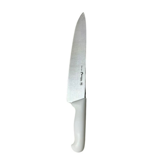 Cuchillo Chef 8 inch Hoja Acero Inoxidable Mango Ergonómico Color Blanco Shorbull