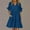 c01Blue, variant on Arnsht Womens Long Sleeve Dress Spring Summer Trendy Casual V Neck Tiered Western Dress Flowy Loose Shift Mini Dress Black L