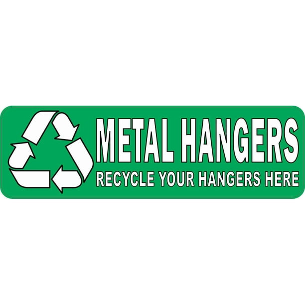 10in x 3in Metal Hangers Recycle