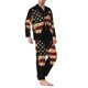 thumbnail image 2 of Fotbe Patriotic USA Butterfly Art Pijama de Hombre con Estampado de Manga Larga, Conjunto de 2 Piezas, Ropa de Dormir Suave y Cómoda con Bolsillos-XX-Large, 2 of 7