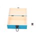 thumbnail image 1 of Caja de recuerdo de madera LHCER Retro con Cerradura y Llaves, 1 of 1