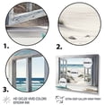 thumbnail image 3 of Designart Window To The Beach III Canvas Wall Art, 3 of 5