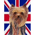 thumbnail image 1 of Yorkie avec Drapeau British Union Jack Taille Jardin, 1 of 1