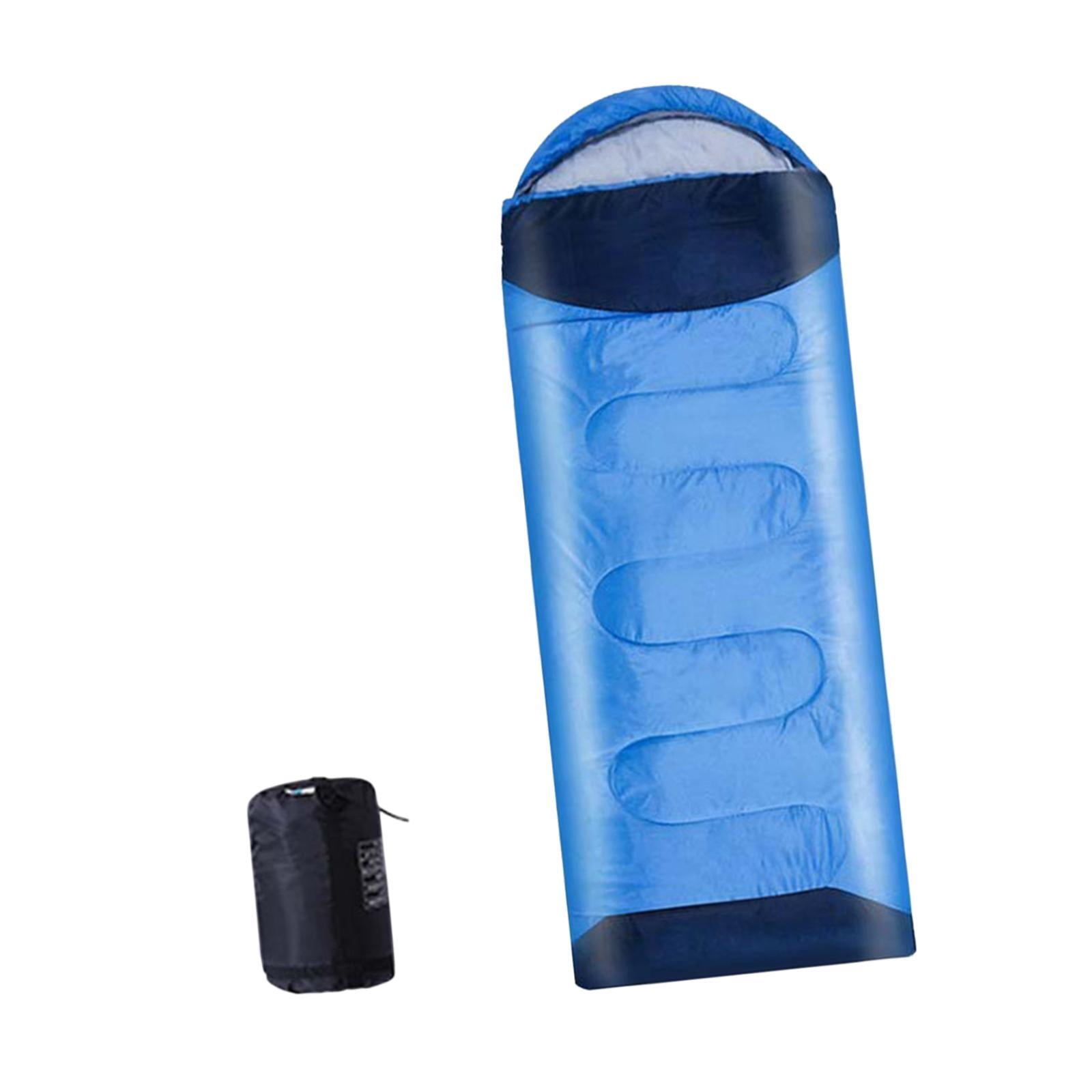 Wswqop Envelope Sleeping Bag Camping Sleeping Bag 86.6 inch x 29.5 inch Lightweight for Blue 1.8kg