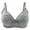 Gray, variant on Brilliant Sports Bras for Women Woman's Fashion Bowknot Printing Comfortable Hollow Out Bra Underwear No Rims Clearance Clothes under $5.00
