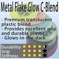 thumbnail image 6 of Infinite Discs Centurion | Precision Disc Golf Control Driver | Metal Flake Glow C-Blend (173-176 Grams, Pink), 6 of 7