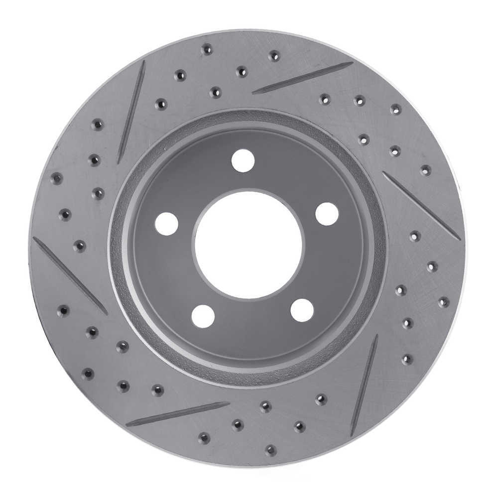 Dynamic Friction Company 830-42022R DFC Geoperformance Rotor - Drilled and Slotted