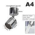 thumbnail image 2 of Faucet Aerator,720° Rotatable Splash Filter Kitchen Coper Faucet Sprayer Head Flexible Bathroom Tap Extender Adapter Foam Nozzle ,Water Saving, 2 of 8