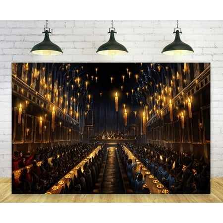 Hogwarts Backdrop for Photography, Hogwarts Photo Background for Harry  Potter Theme Party Decorations Supplies, 