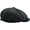 Black, variant on Newsboy Cap Baker Boy Hat Flat Caps Tweed Adjustable Peaky Herringbone Cloth Cap Hat