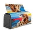 thumbnail image 4 of PHELIKA Cat And Dog Wearing Sunglasses 01 Magnetic Mailbox Covers Standard Size 25.5"H x 21"W, 4 of 8